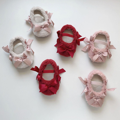 Solid Bow Round Toe Mary Janes - image 4