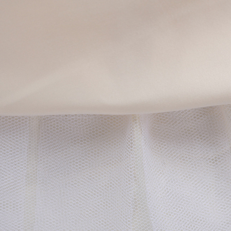 Mesh Bow Rosette Short Sleeve Mid-long Dresses - image 36