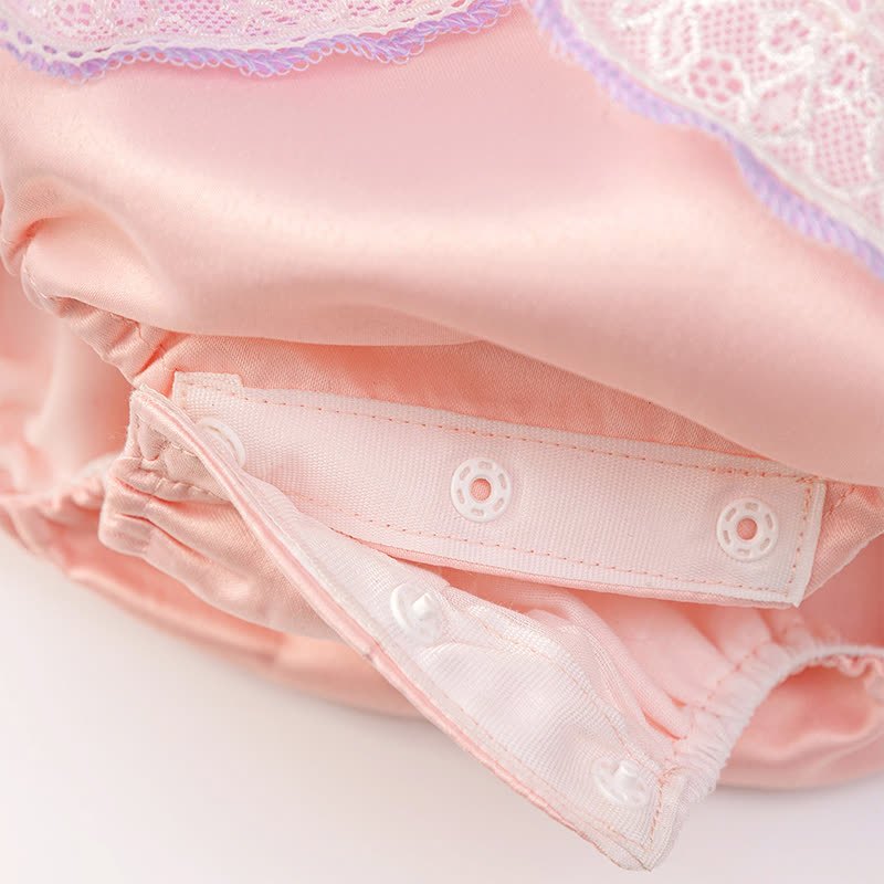 Satin Folds Lace Sleeveless Regular Bodysuit - image 6