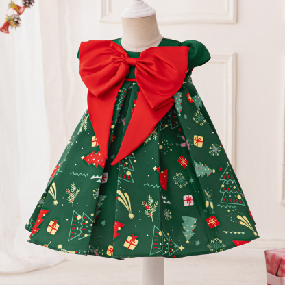 Satin Bow Cap Sleeve Midi Dresses - image 8