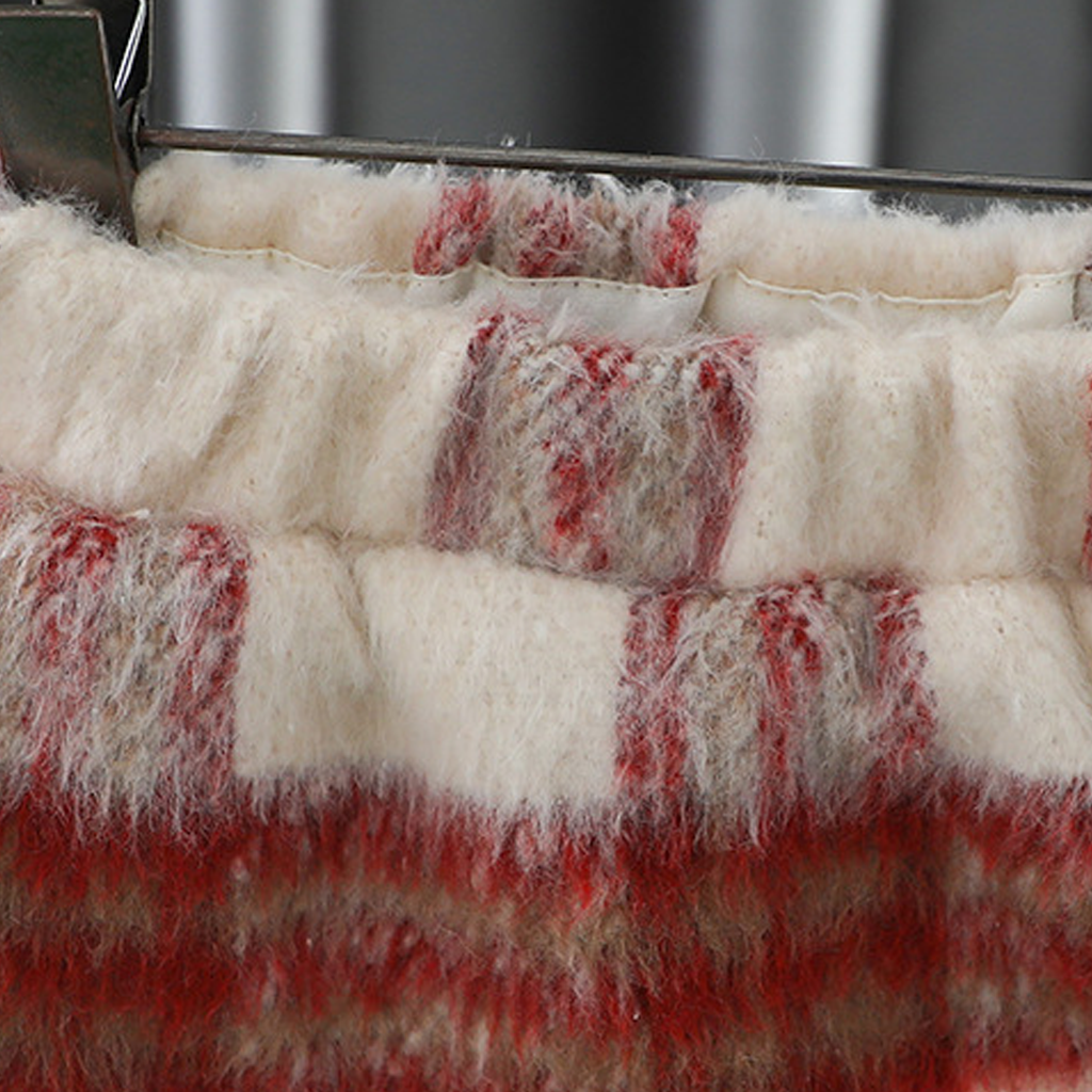 Woolen Fur Long Sleeve Short Two-piece Set - image 14