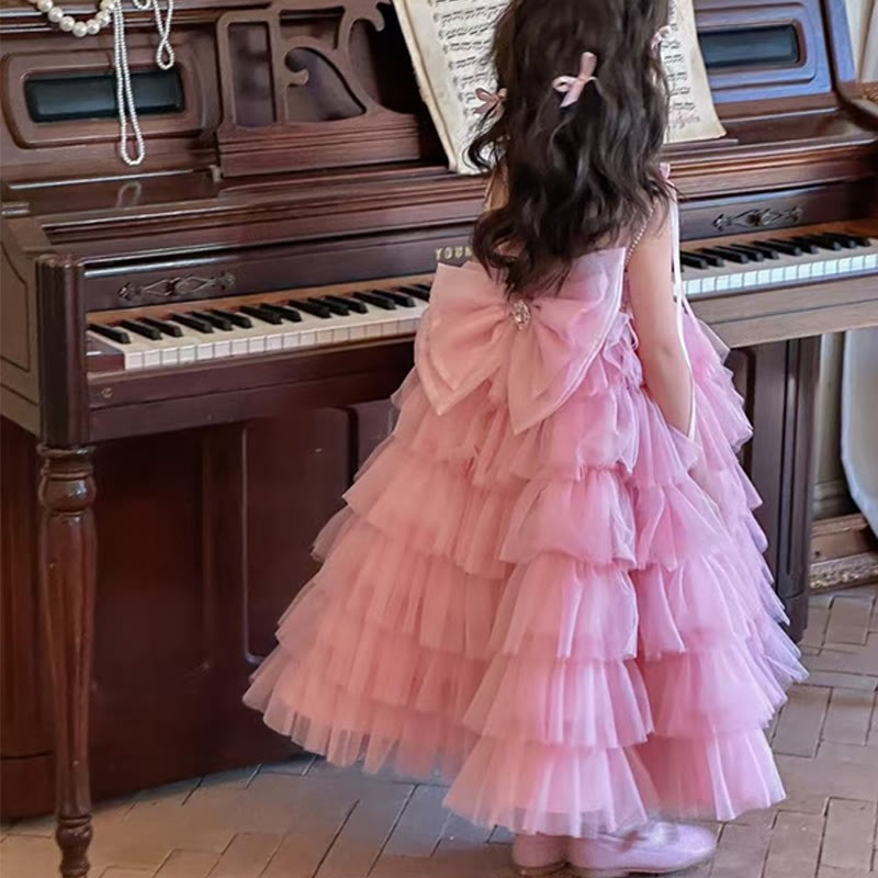 Mesh Split Joint Sleeveless Maxi Dresses - image 7