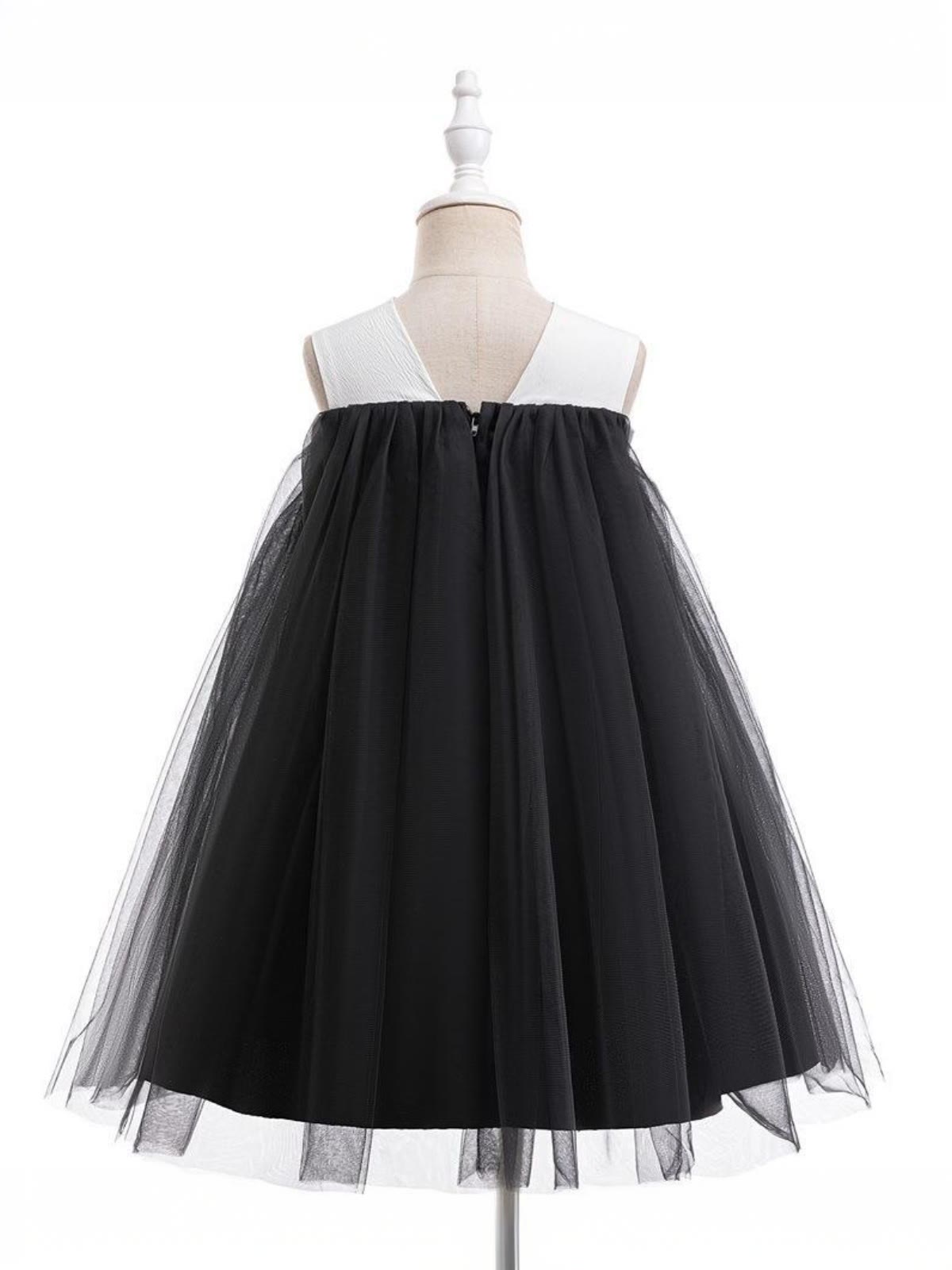 Mesh Bow Sleeveless Midi Dresses - image 6