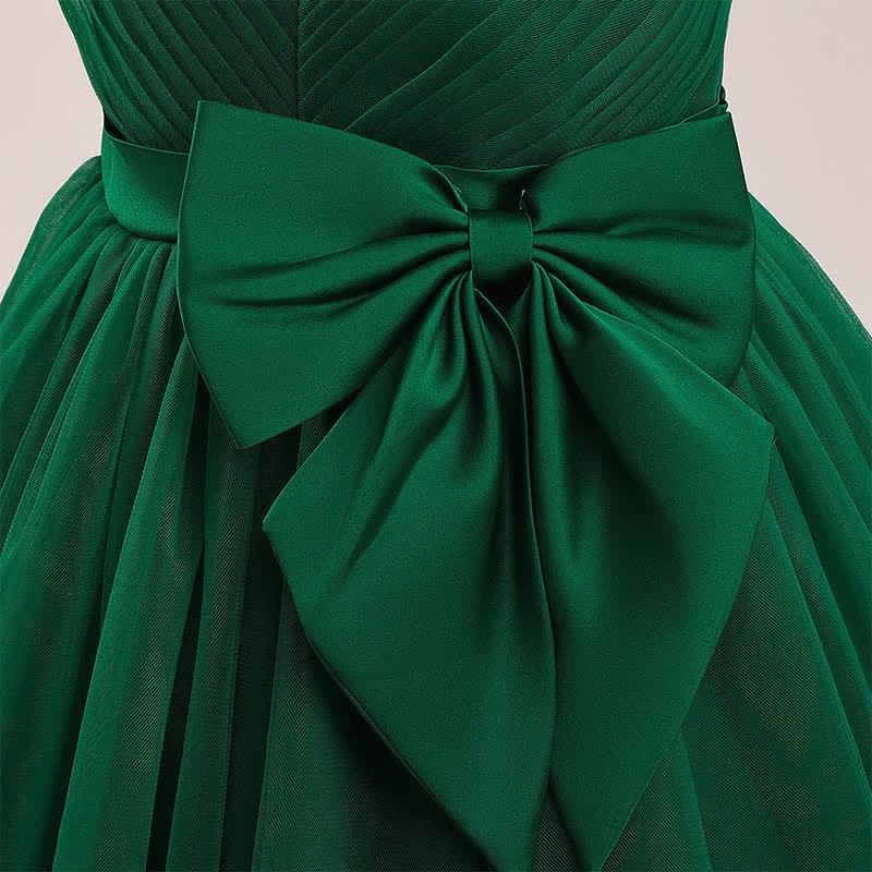 Mesh Bow Sequins Sleeveless Maxi Dresses - image 13