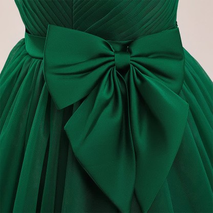 Mesh Bow Sequins Sleeveless Maxi Dresses - image 13