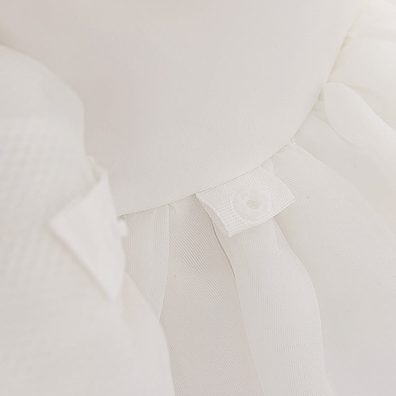 Organza Bow Rosette Maxi Dresses - image 25