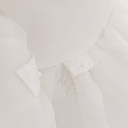 Organza Bow Rosette Maxi Dresses - image 25