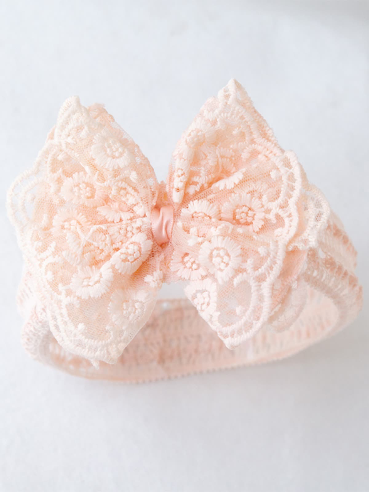 Solid With Embroidery Hairband - Pink - image 5