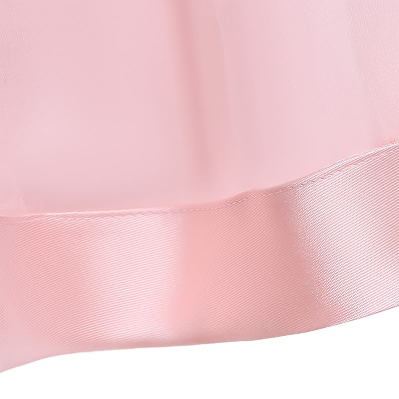 Mesh Bow Pearl Floral-embroidered Sleeveless Maxi Dresses - image 8