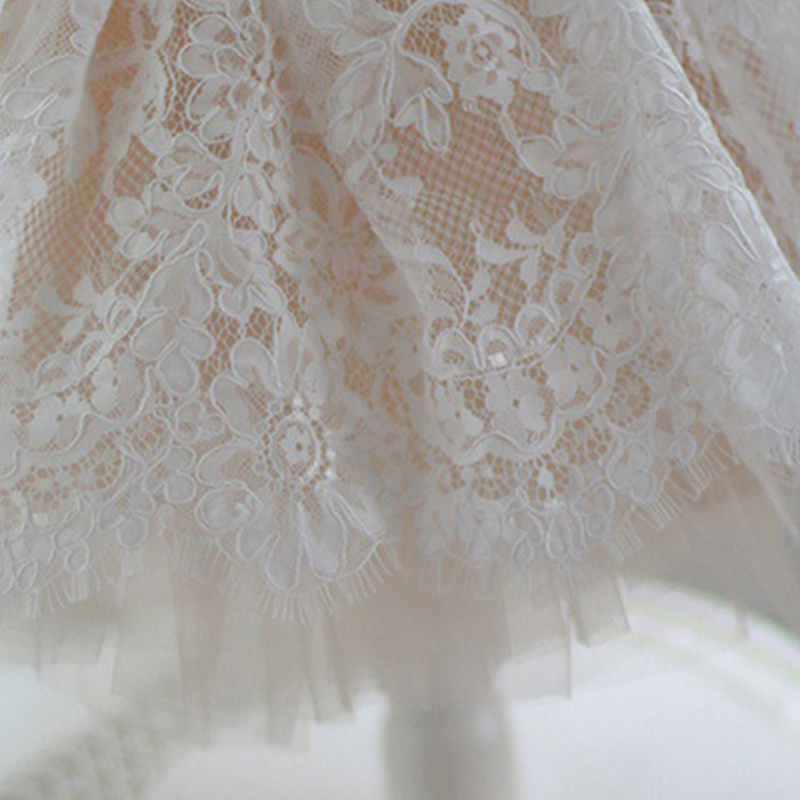 Lace Bow Long Sleeve Midi Dresses - image 10