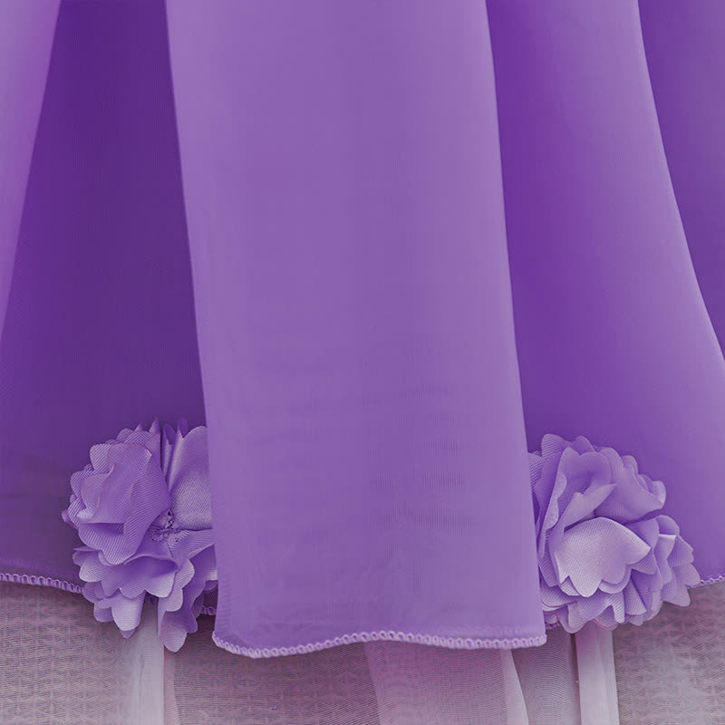 Organza Bow Rosette Maxi Dresses - image 44