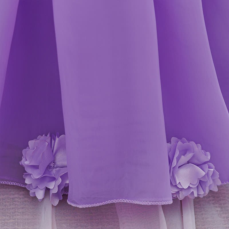 Organza Bow Rosette Maxi Dresses - image 44