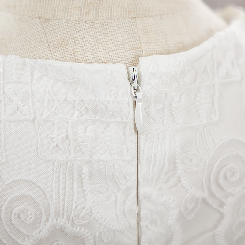 Lace Bow Sleeveless Short Dresses - image 9