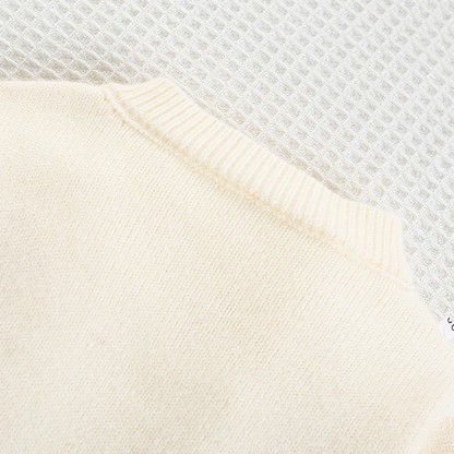 [Archive Sale] Yarn/wool Yarn Embroidery Long Sleeve Regular Two-piece Set - image 8