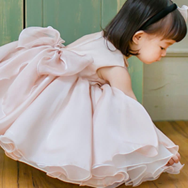 Organza Bow Sleeveless Midi Dresses - image 6