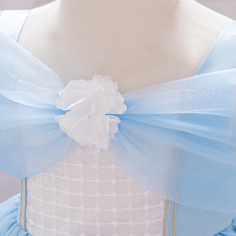 Organza & Satin  Rosette  Maxi Dresses - image 4