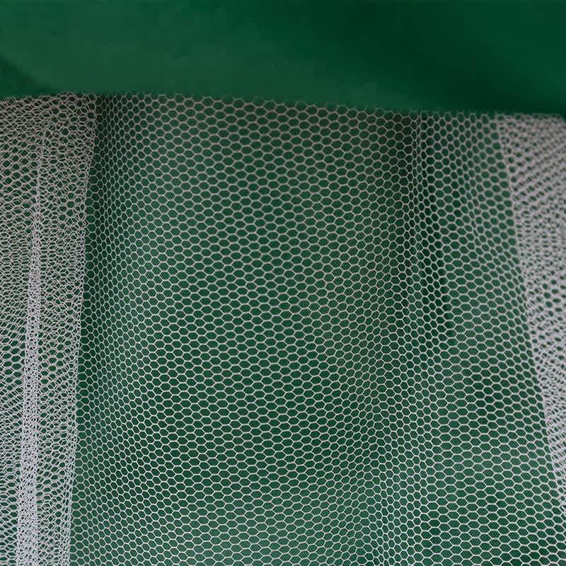 Satin & Mesh Bow Pearl Floral-embroidered Sleeveless Maxi Dresses - image 8