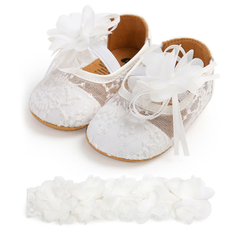 Solid Rosette Round Toe Flats - image 23