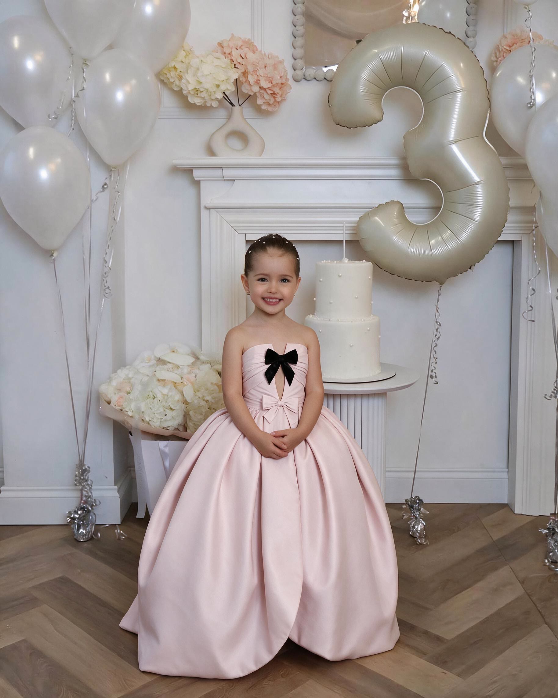 Satin Bow Sleeveless Maxi Dresses - image 5