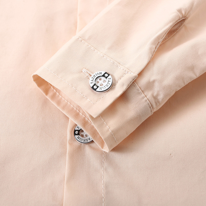 [Archive Sale] Cotton-blend Bow Overalls Long Sleeve Regular Two-piece Set - image 10