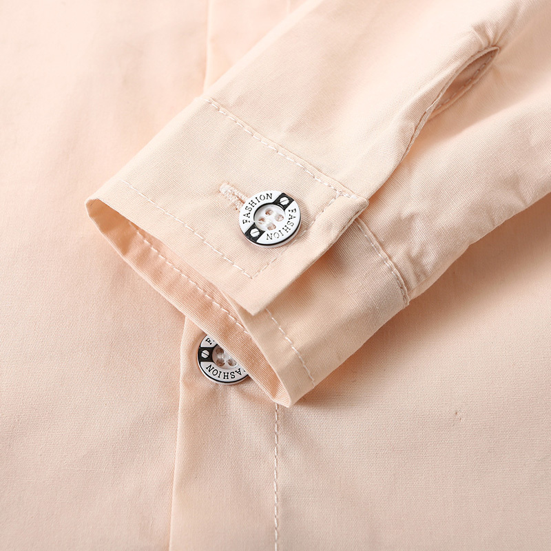 [Archive Sale] Cotton-blend Bow Overalls Long Sleeve Regular Two-piece Set - image 10