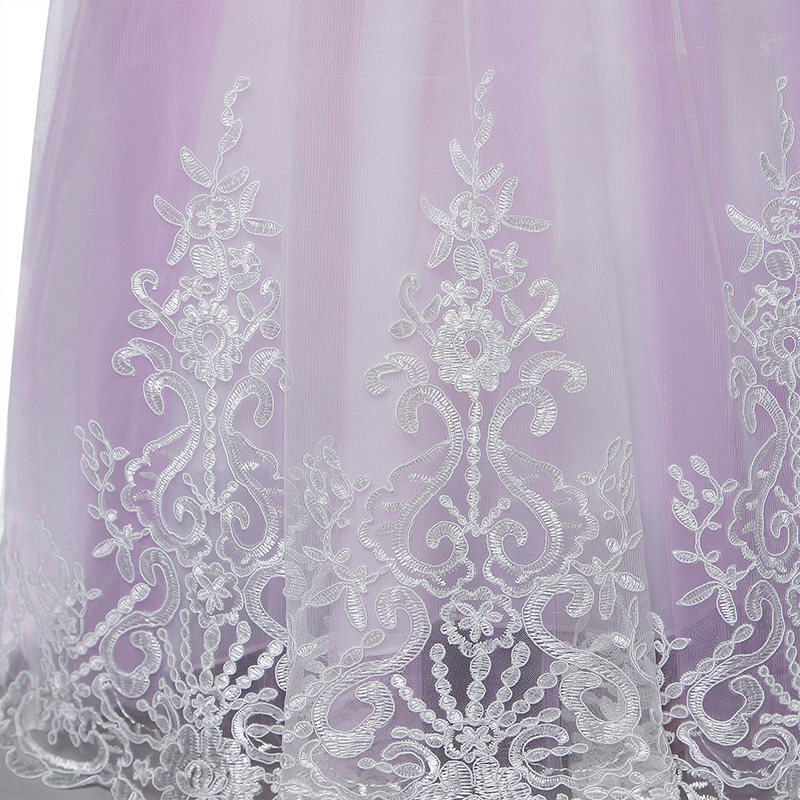 Mesh Bow Lace Sleeveless Maxi Dresses - image 11