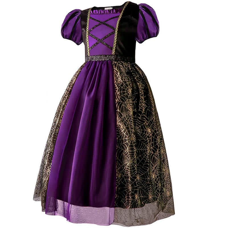 Satin Halloween Painting Maxi Dresses - image 20