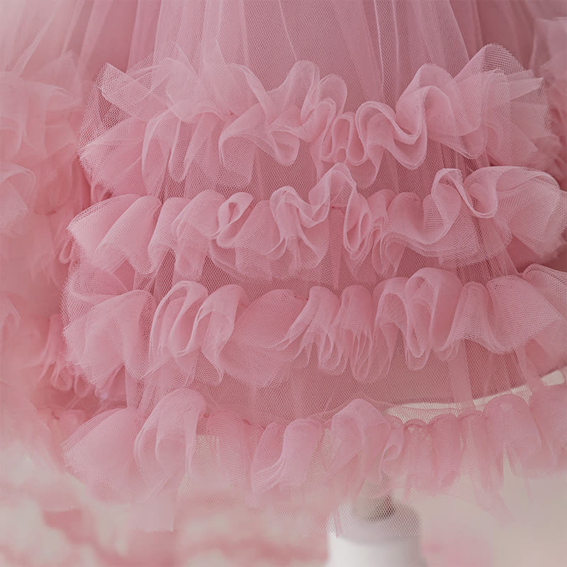 Mesh Bow Sequins Sleeveless Maxi Dresses - image 8