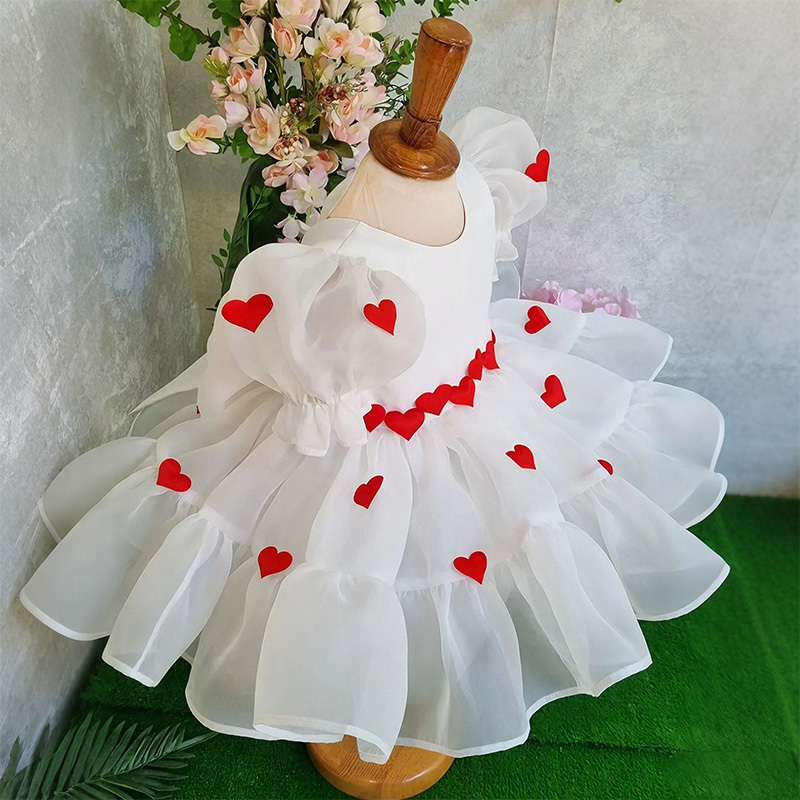 Organza Bow Flouncing Short Sleeve Midi Dresses - image 6