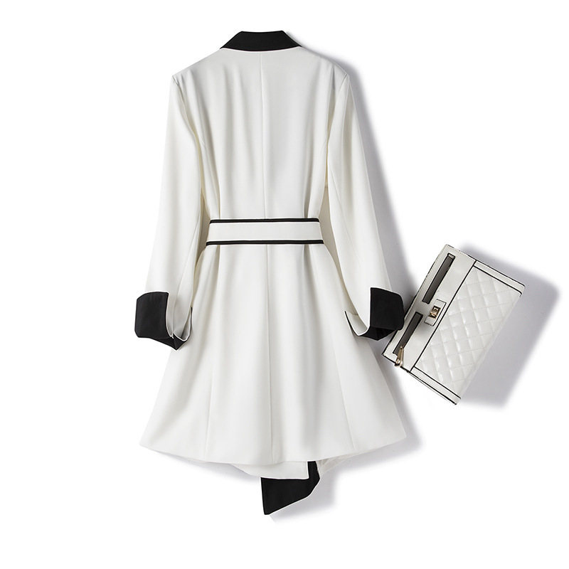 Temperament British Style Large Size Jacket 2024 New Fashion Versatile Slim Windbreaker