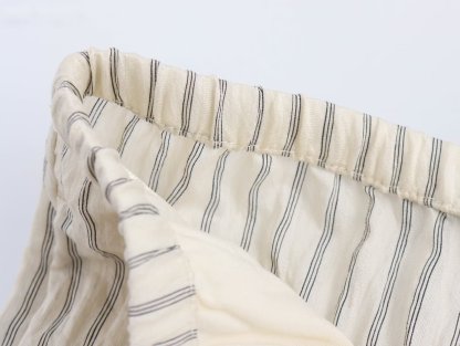 2024 new women's clothing, fashionable contrast color pajamas style straight pants