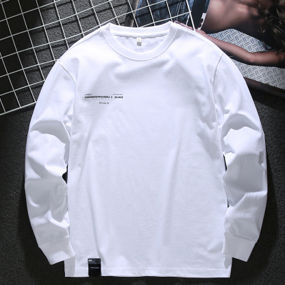 American style pure cotton long sleeve printed sweatshirt