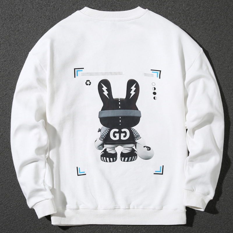 Handsome and trendy sweatshirt for men with rabbit front side print