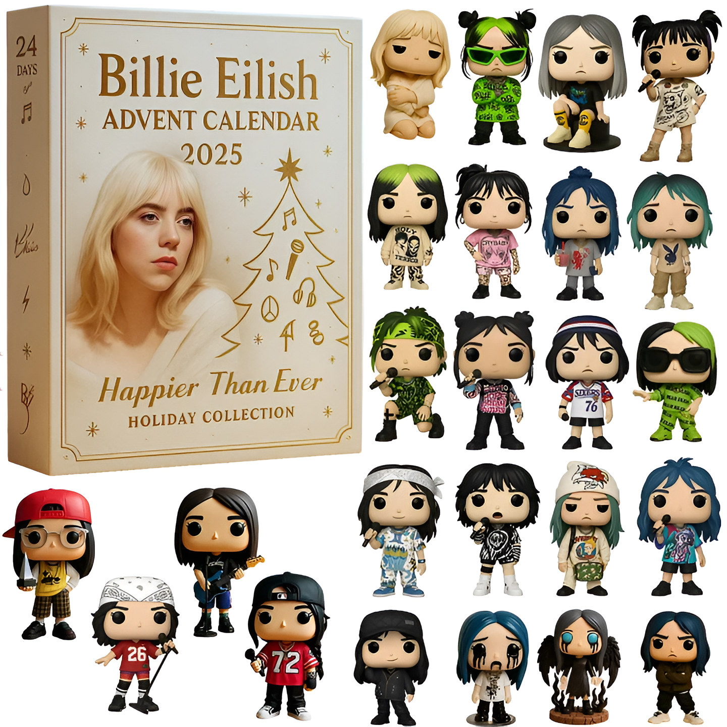24 Day Billie Eilish Advent Calendar 2025