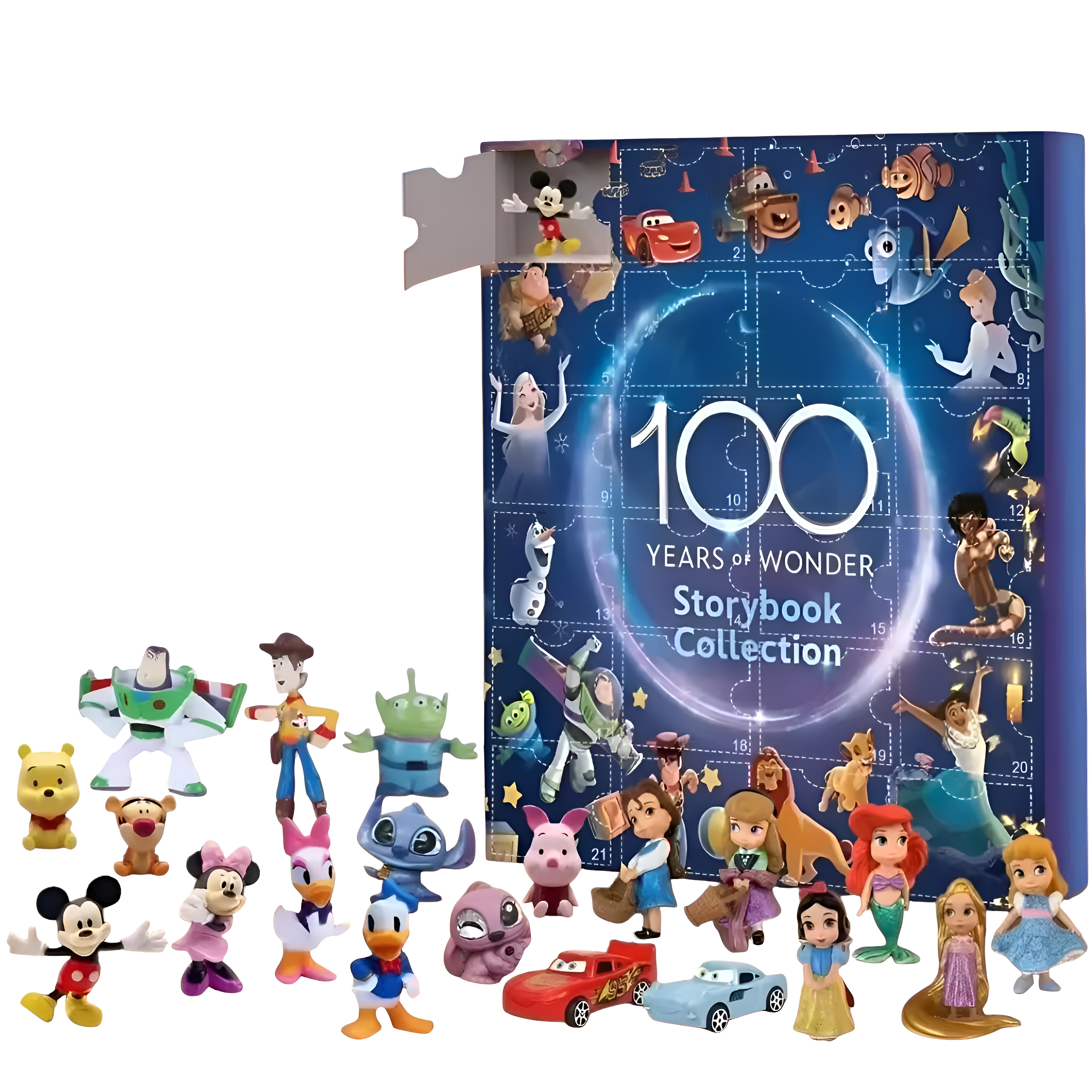Cartoon Character Advent Calendar With Daily Surprise Figures