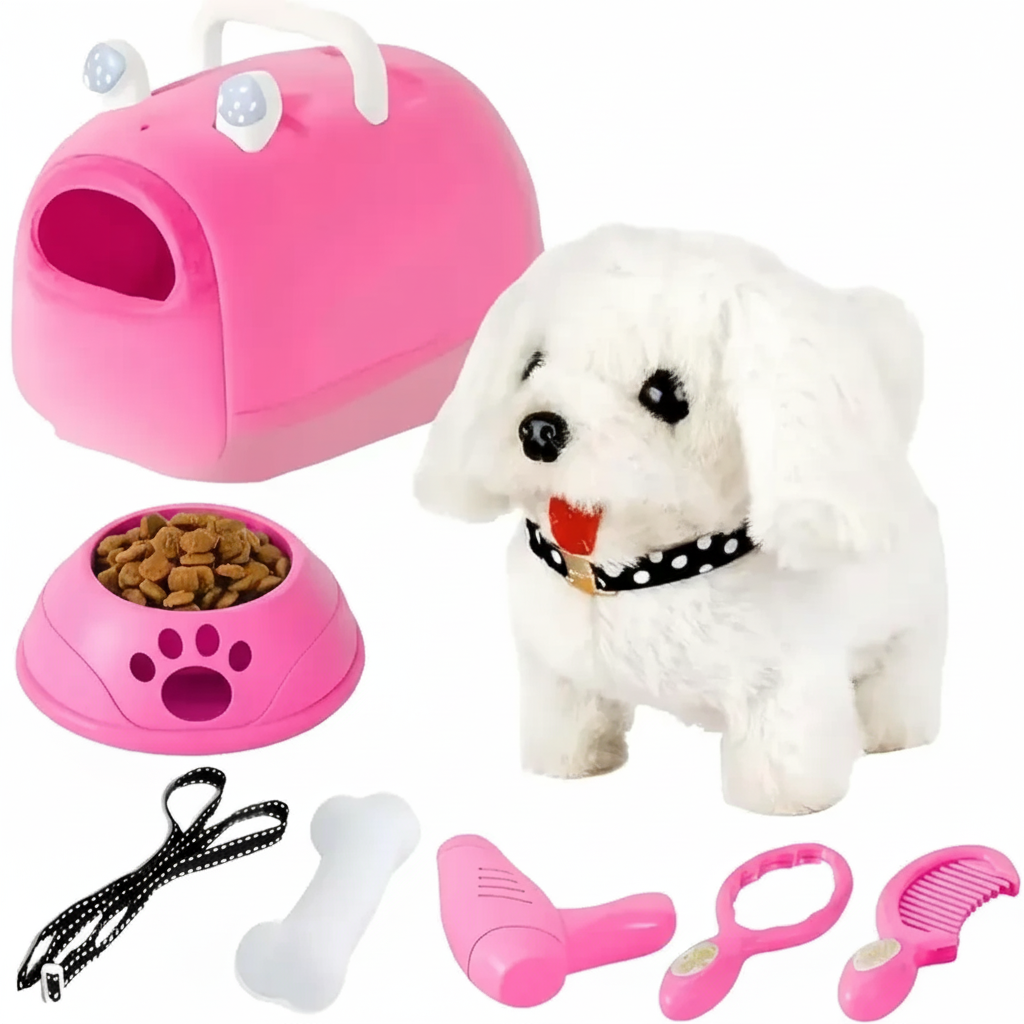 Battery Operated Walking Dog Toy For Kids And Home Fun