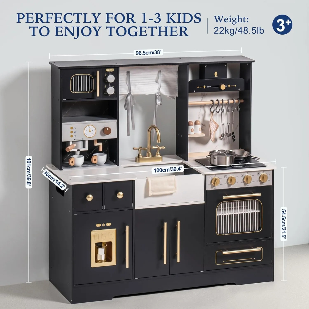 Stylish Modern Kitchen Playset for Toddlers