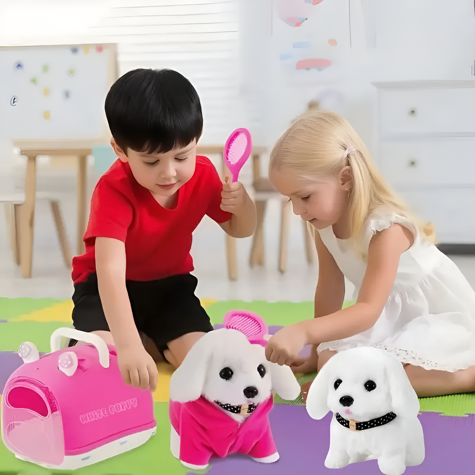 Battery Operated Walking Dog Toy For Kids And Home Fun