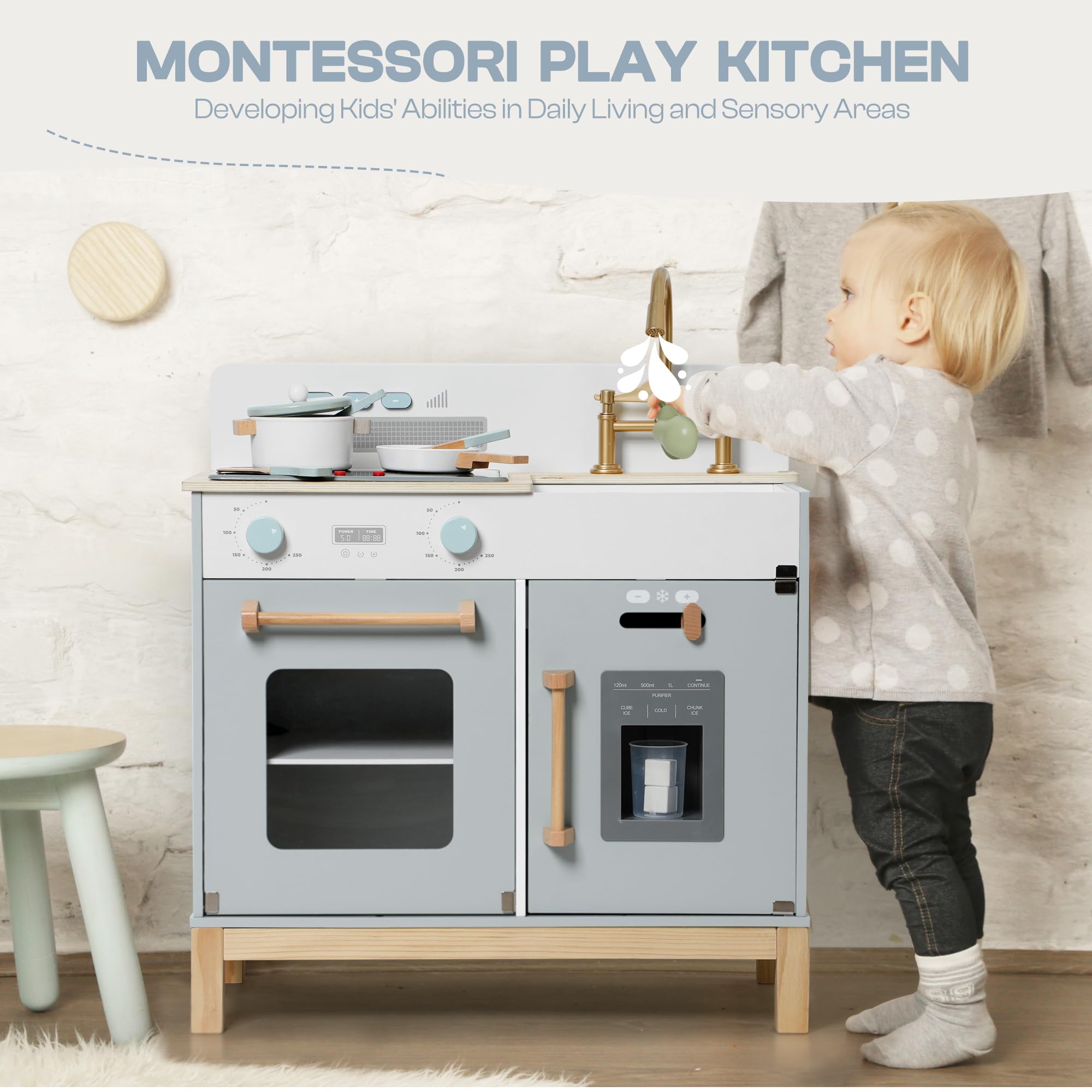 Montessori Wooden Kitchen Toy For Children