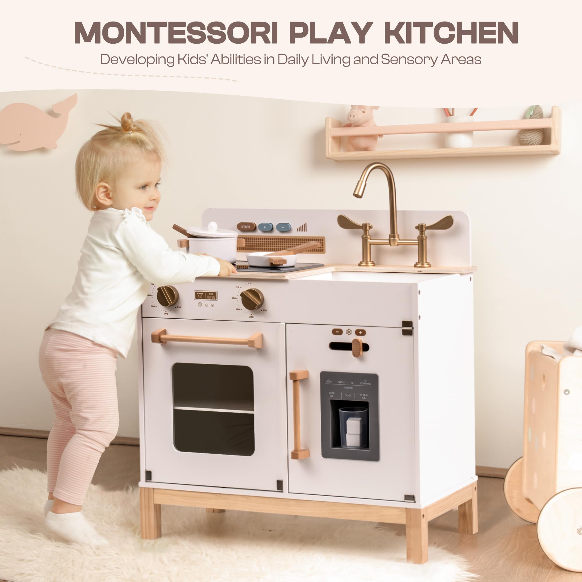 Montessori Wooden Kitchen Toy For Children