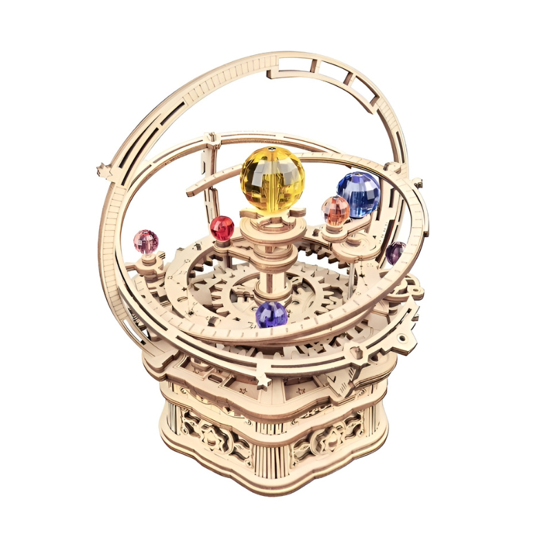 Starry Night Orrery Mechanical Music Box
