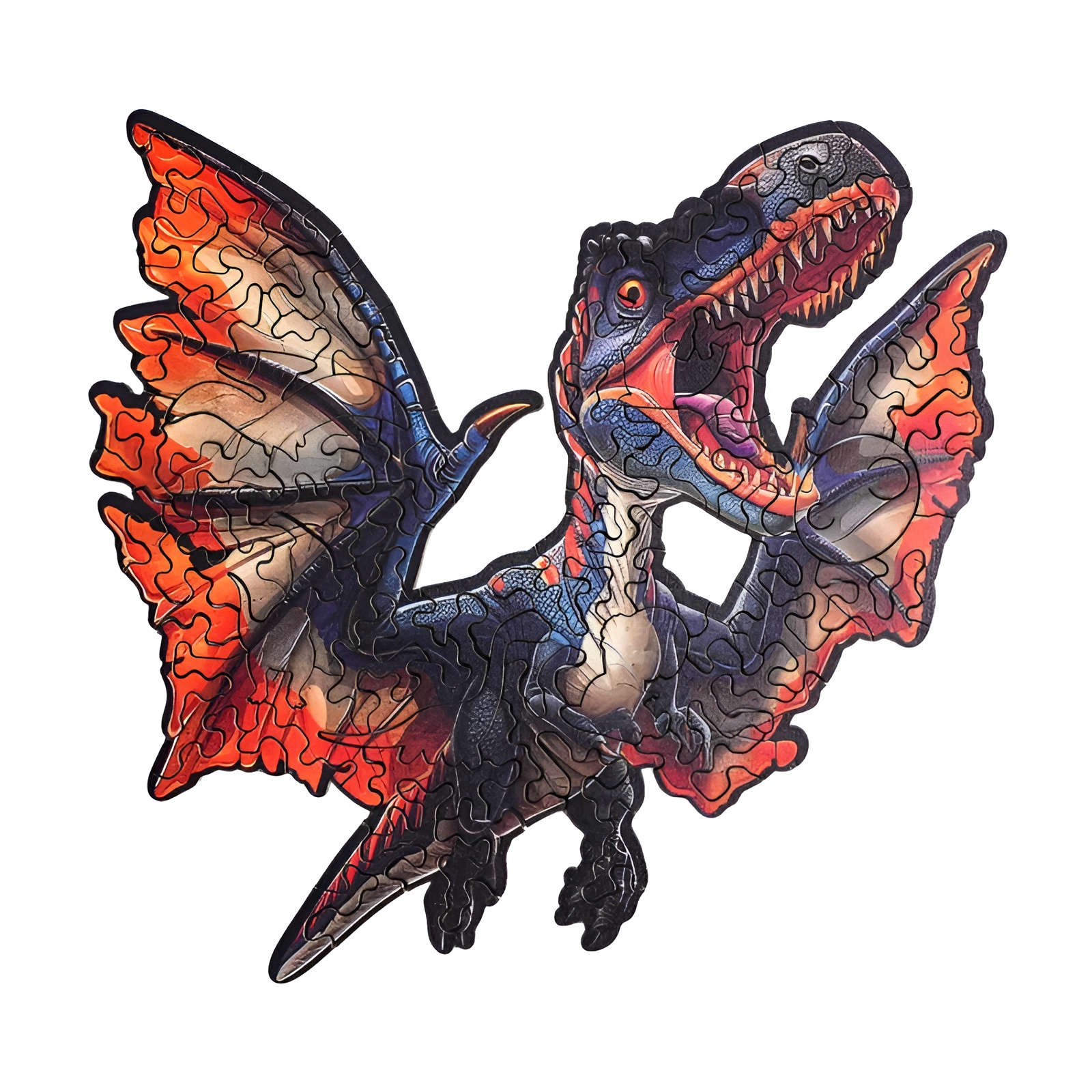 Fierce Pterosaur Wooden Jigsaw Puzzle