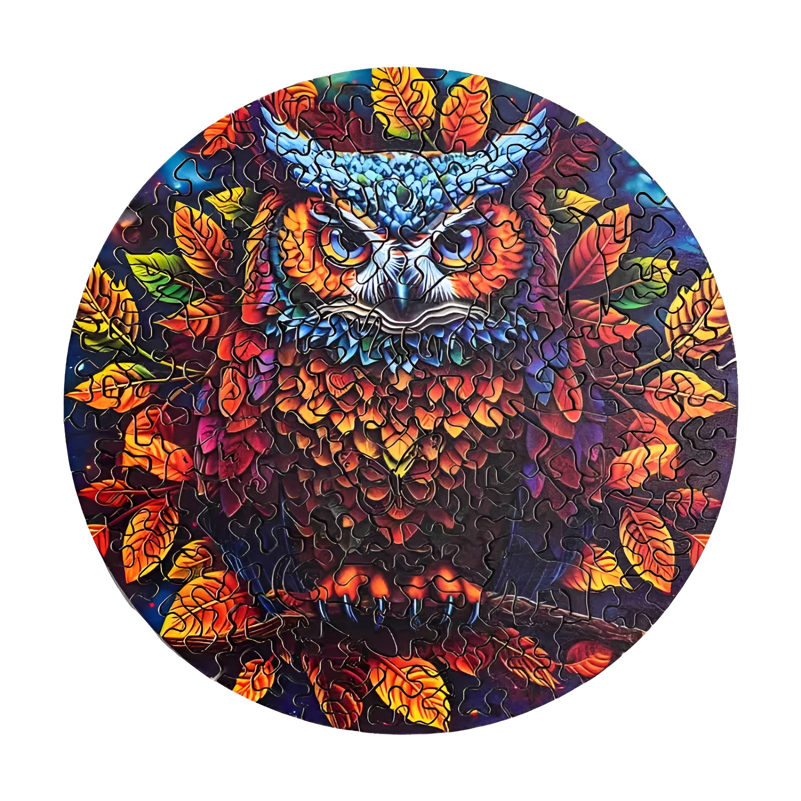 Moonlight Owl Wooden Jigsaw Puzzle