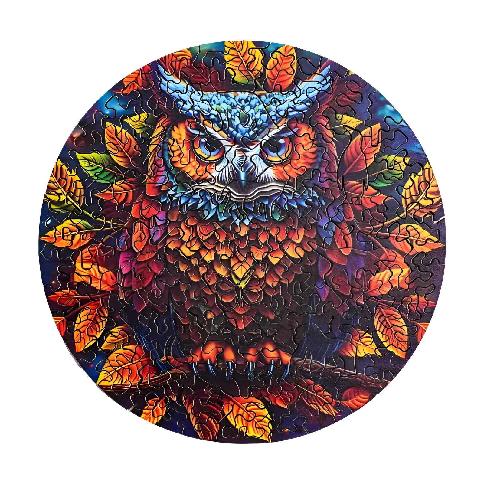 Moonlight Owl Wooden Jigsaw Puzzle