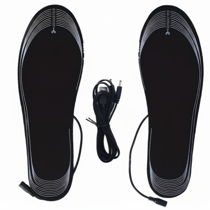 Electric Heated Shoe Insoles With Adjustable Temperature And USB Powered