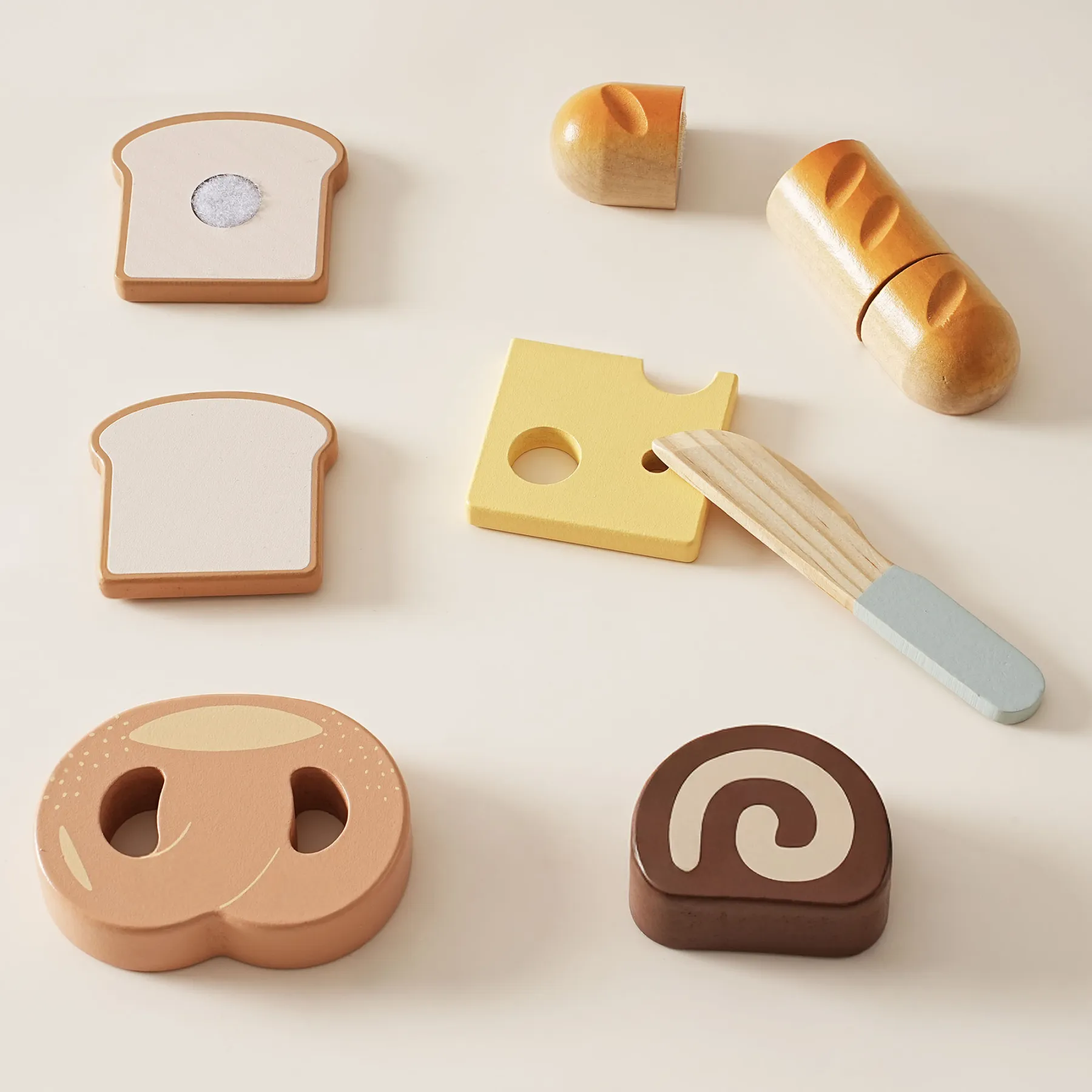 Classic Wooden Dessert Playset For Kids