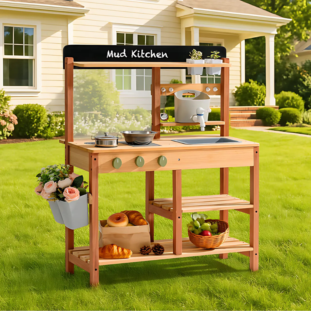 Outdoor Mud Kitchen Caramel