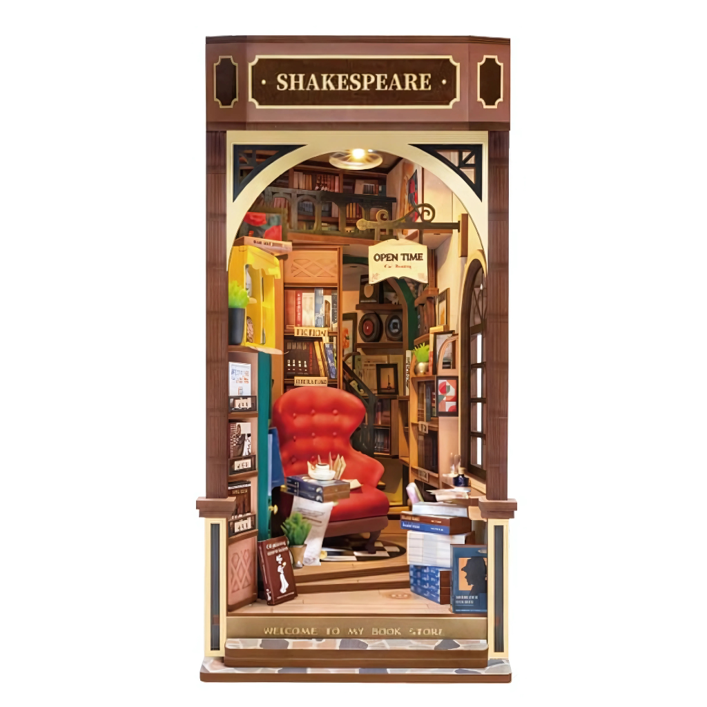 Bookstore DIY Book Nook Shelf Insert Kit