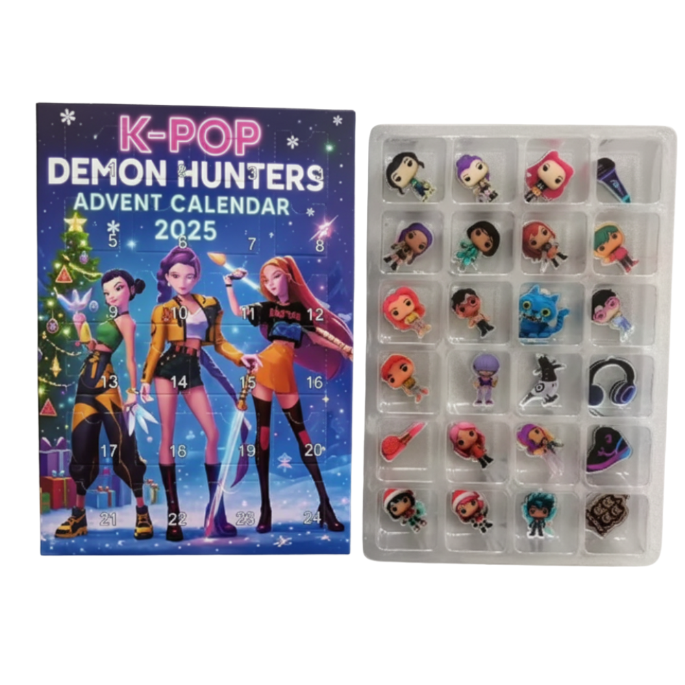 Kpop Demon Hunters Christmas Advent Calendar Blind Box Toys
