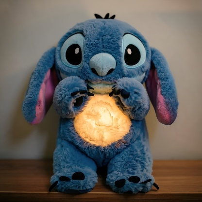Stitch Musical Plush Doll With Soft Light For Peaceful Nights
